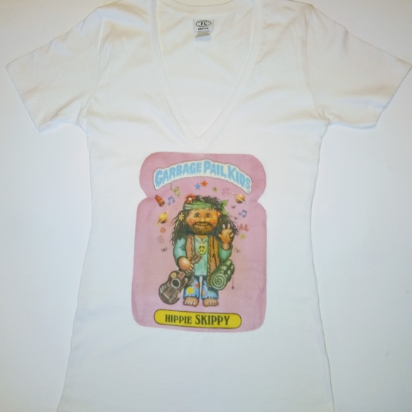 Women V Neck Garbage Pals Kids T Shirt - Picture 2 of 4